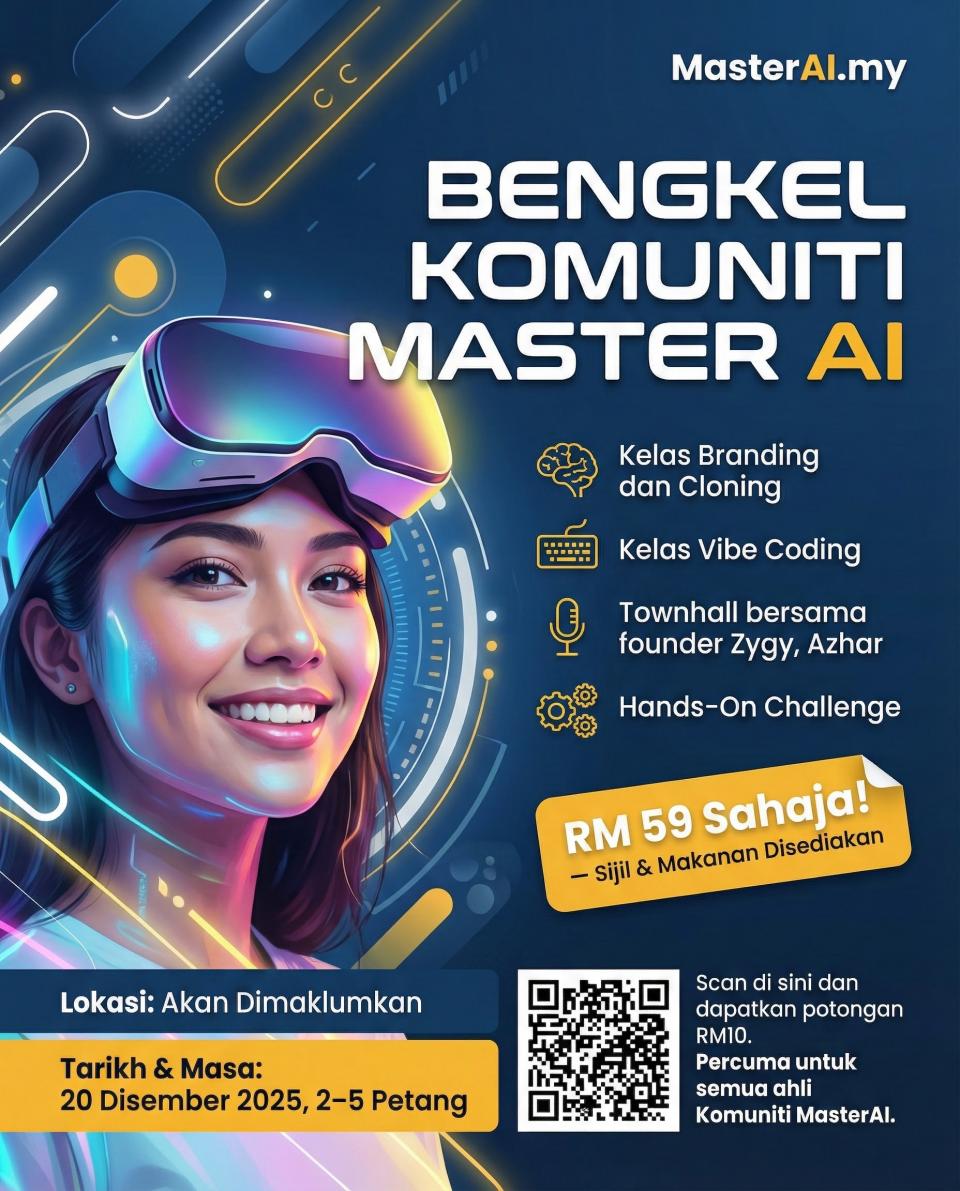 Bengkel Komuniti Master AI Cover