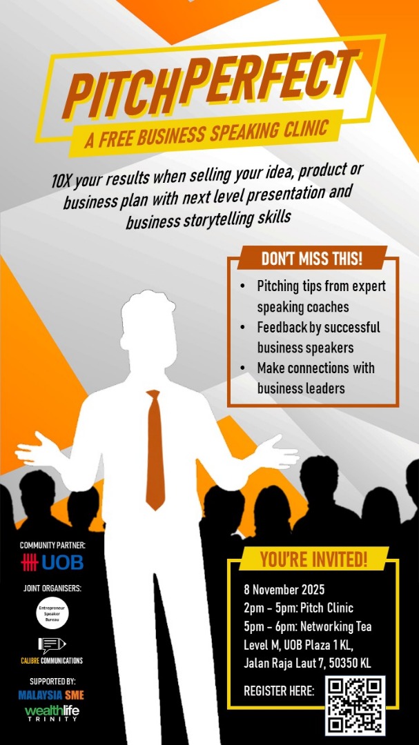 Pitch Perfect – A Free Business Speaking Clinic Cover