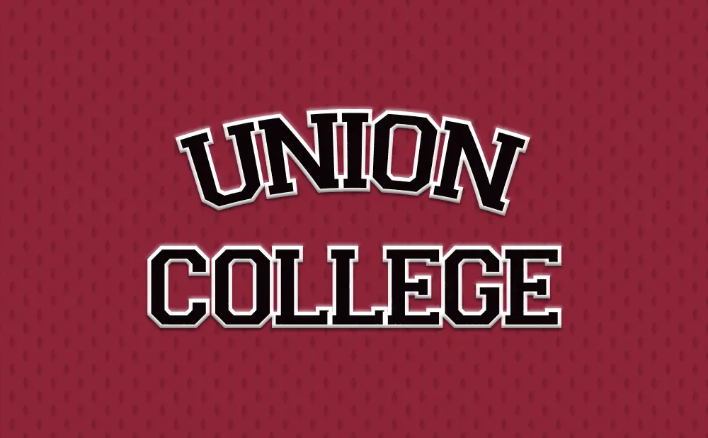 Union College text on a textured maroon background.