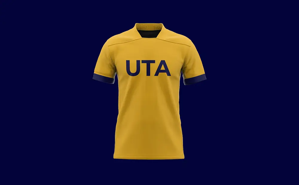 Yellow t-shirt with 