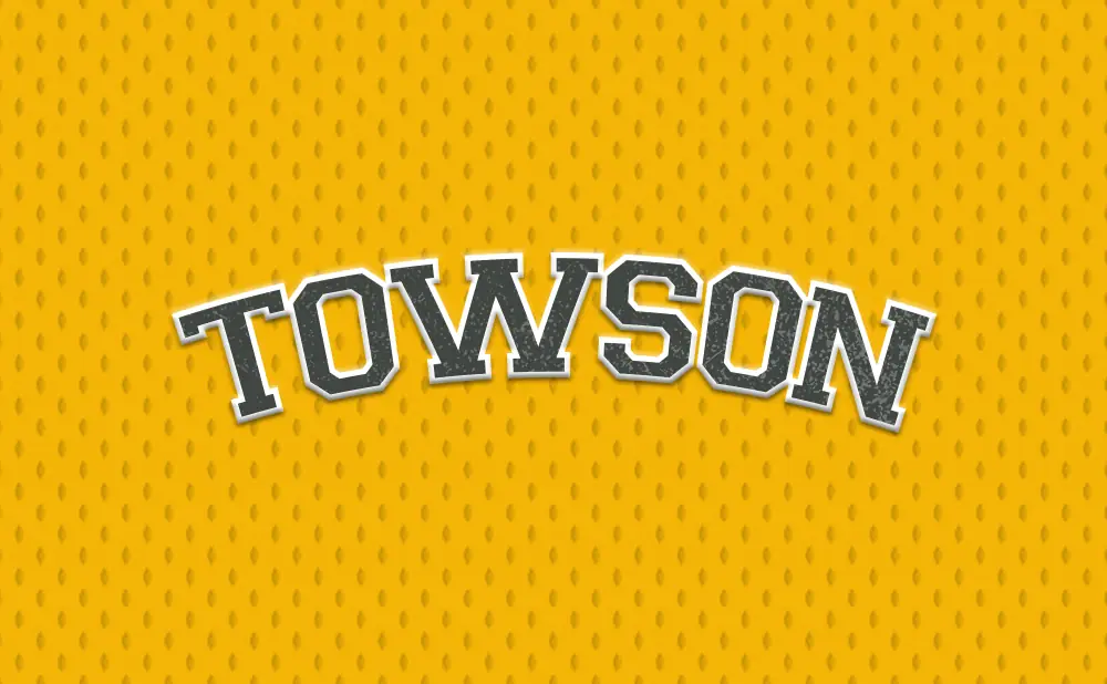 A yellow textured background with the word 