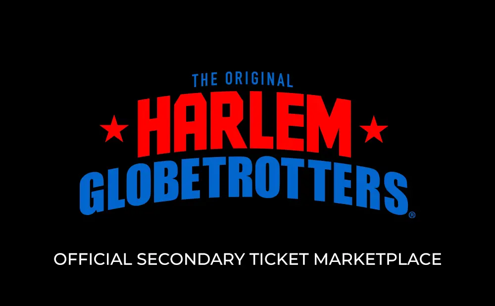 The Original Harlem Globetrotters official secondary ticket marketplace logo.