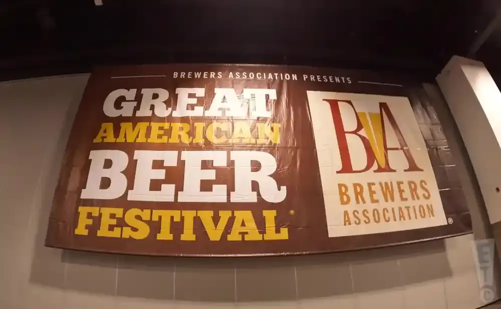 Great American Beer Festival banner with Brewers Association logo.