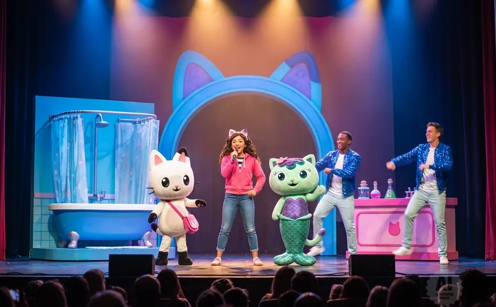 A live performance of 