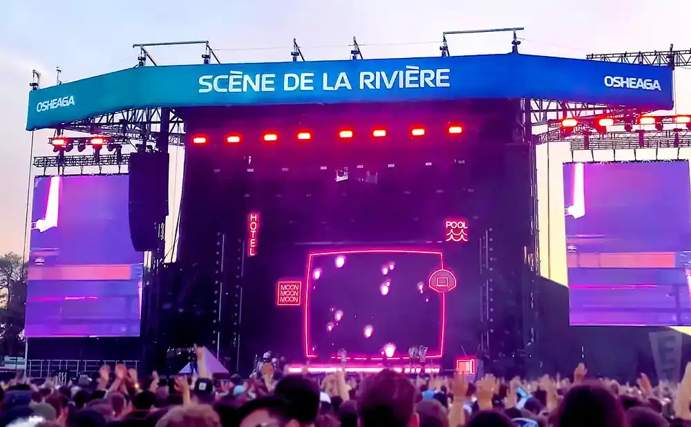 Osheaga stage with 