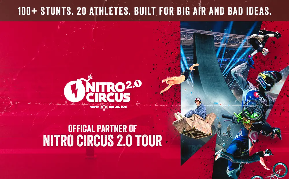 Nitro Circus 2.0 Tour poster: 