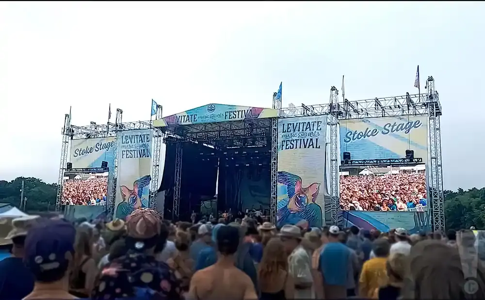 Levitate Music & Arts Festival main stage with 