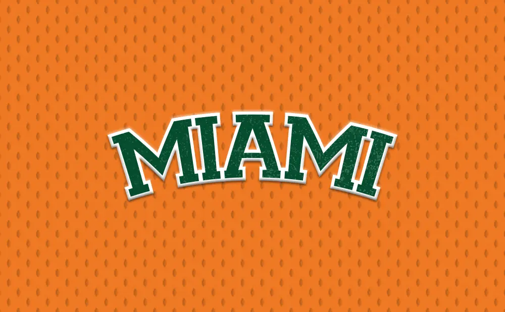 Green and white text 