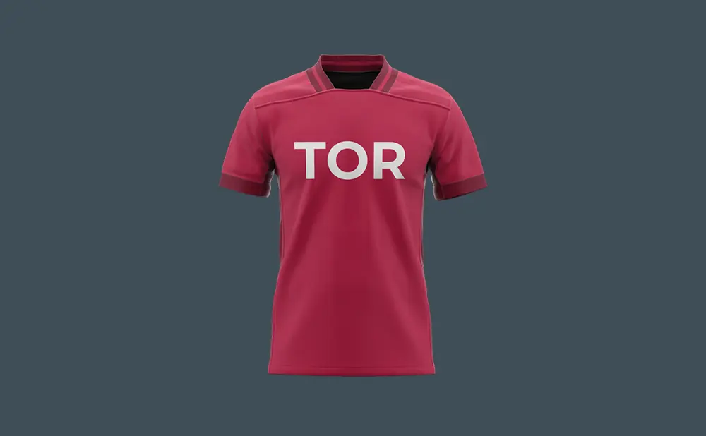 Red t-shirt with 
