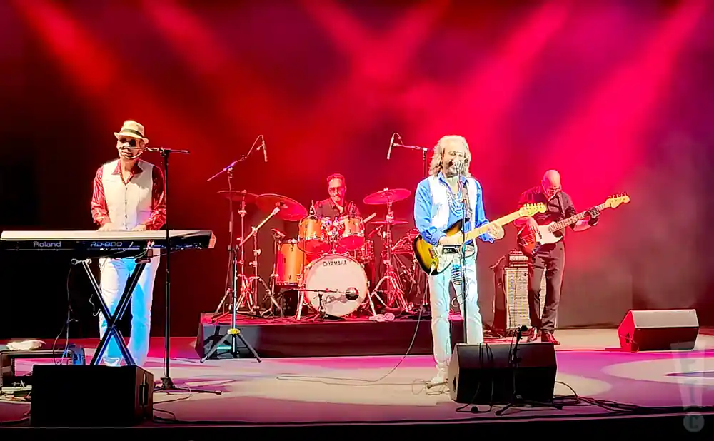 bee gees gold performing live at the alameda county fairgrounds in pleasanton california