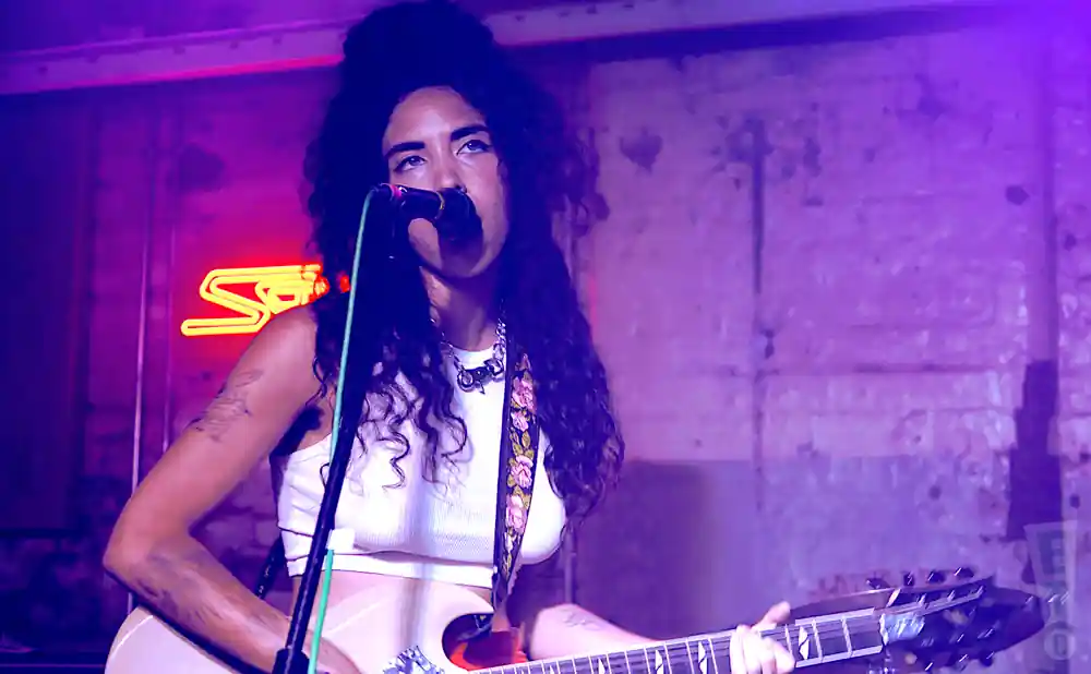 indigo de souza performing at soup in manchester united kingdom