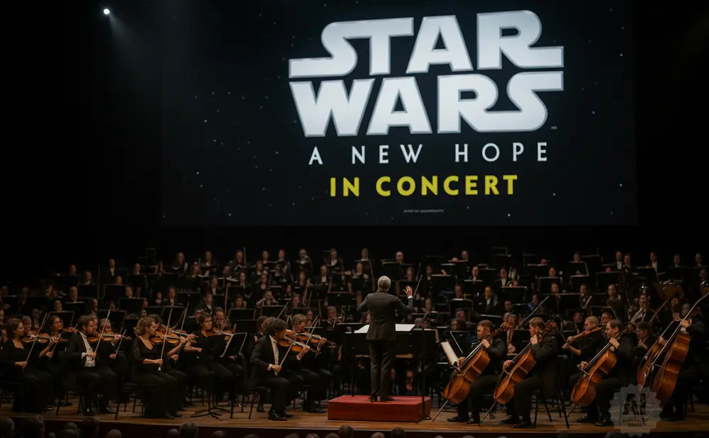 An orchestra performs 