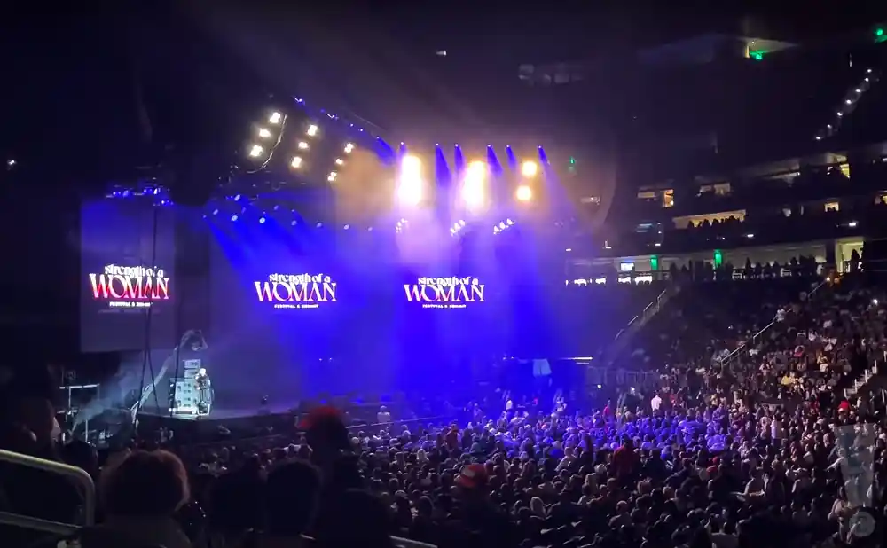 strength of a woman 2022 at the state farm arena in atlanta, georgia.