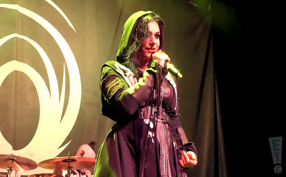 lacuna coil performing at the summit in denver colorado