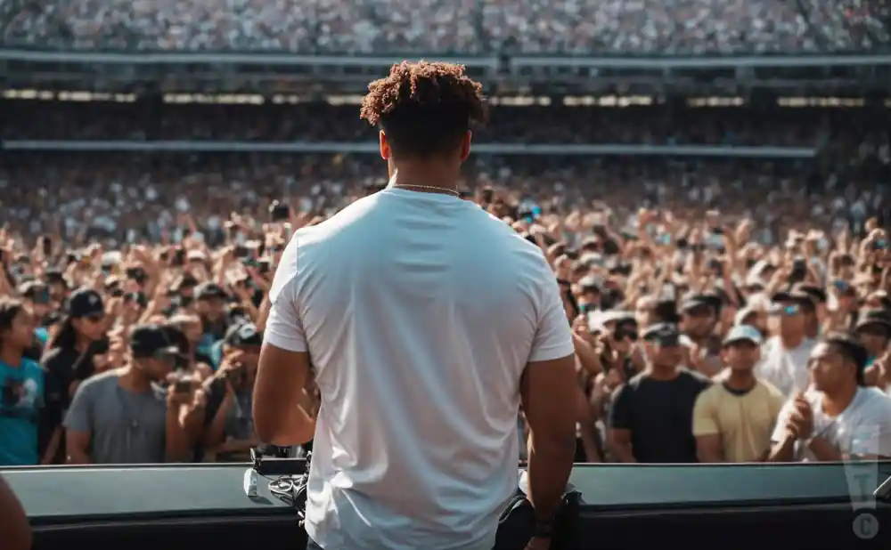 common kings performing on stage to a large crowd in a stadium