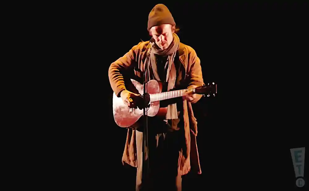damien rice performing on stage at the stadsschouwburg in antwerp belgium