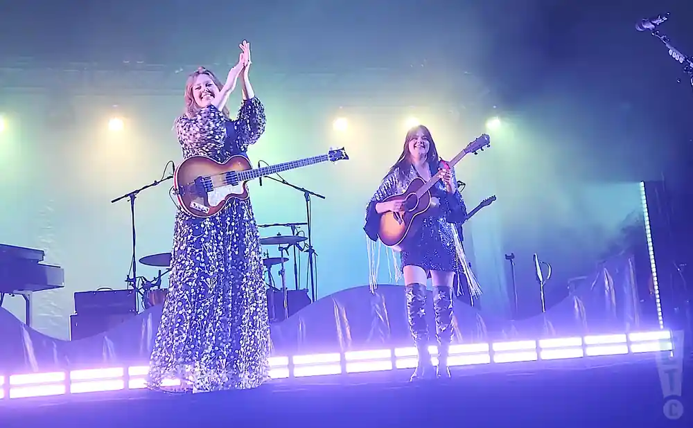 first aid kit duo on stage together at malkin bowl vancouver british columbia