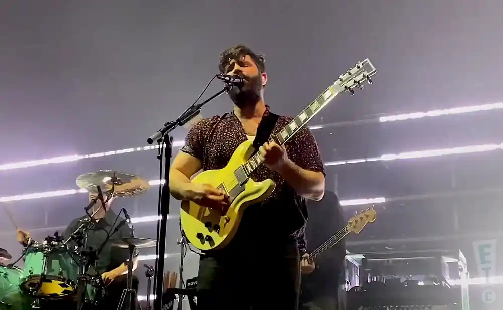 foals live at the o2 city hall newcastle in newcastle upon tyne england