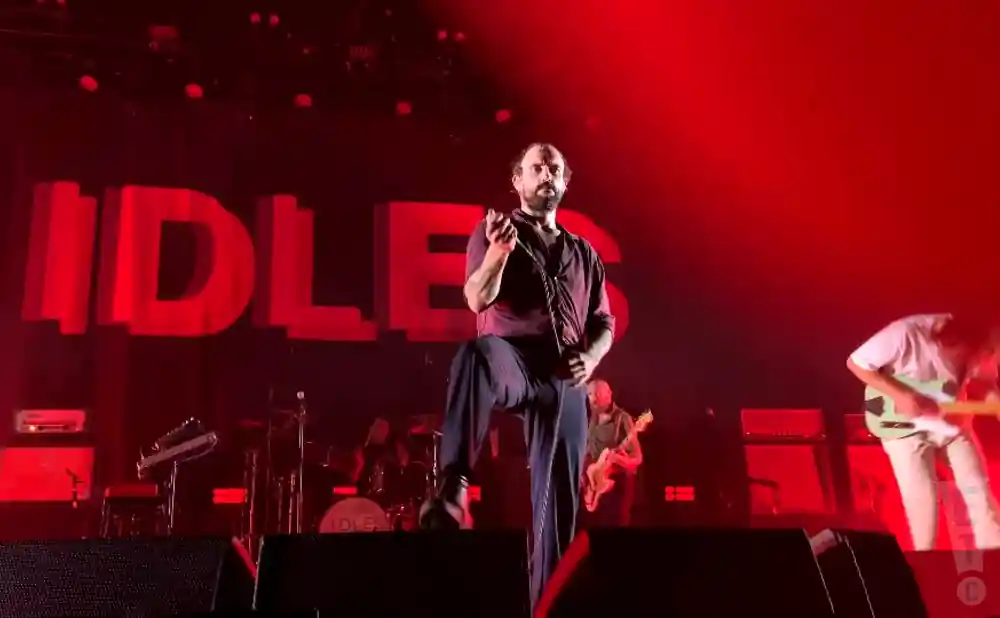 idles performing at the roadrunner in boston massachusetts