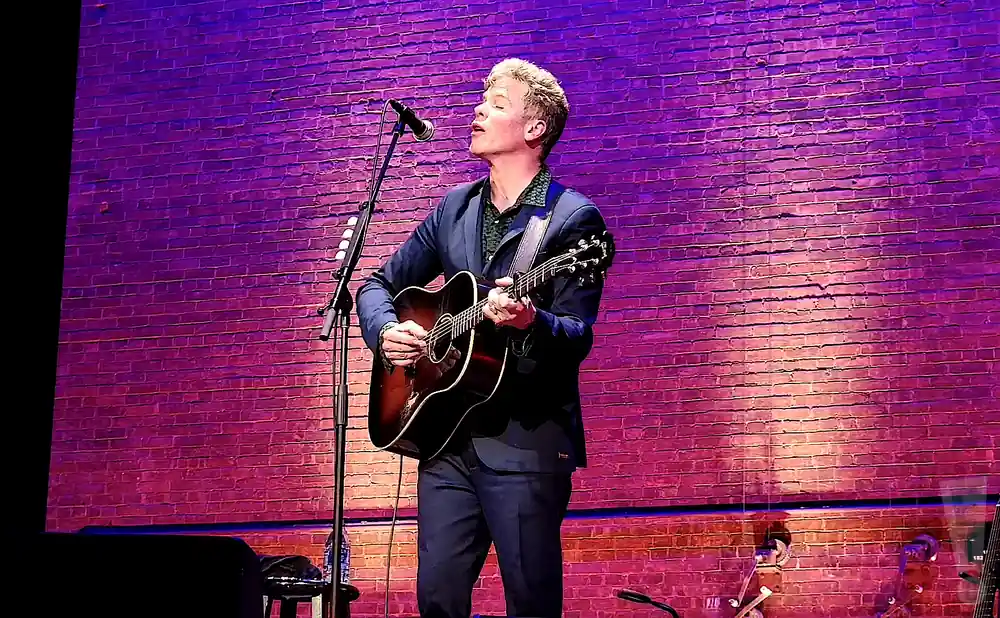 josh ritter performing on stage at the mahaiwe performing arts center in great barrington massachusetts
