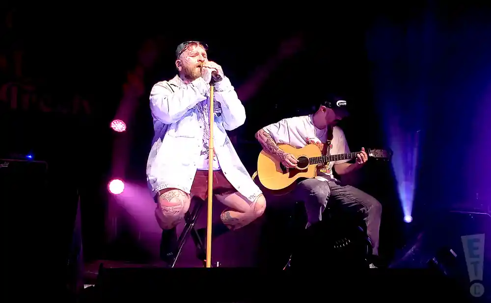 teddy swims singing on stage at the rialto theatre in tucson arizona