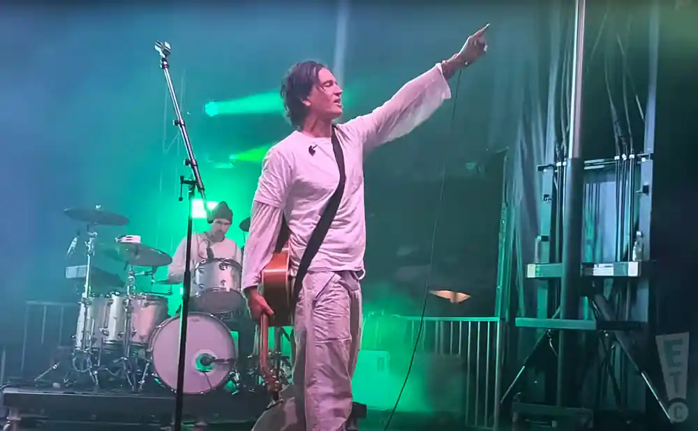 third eye blind performing at the lbj library in austin texas