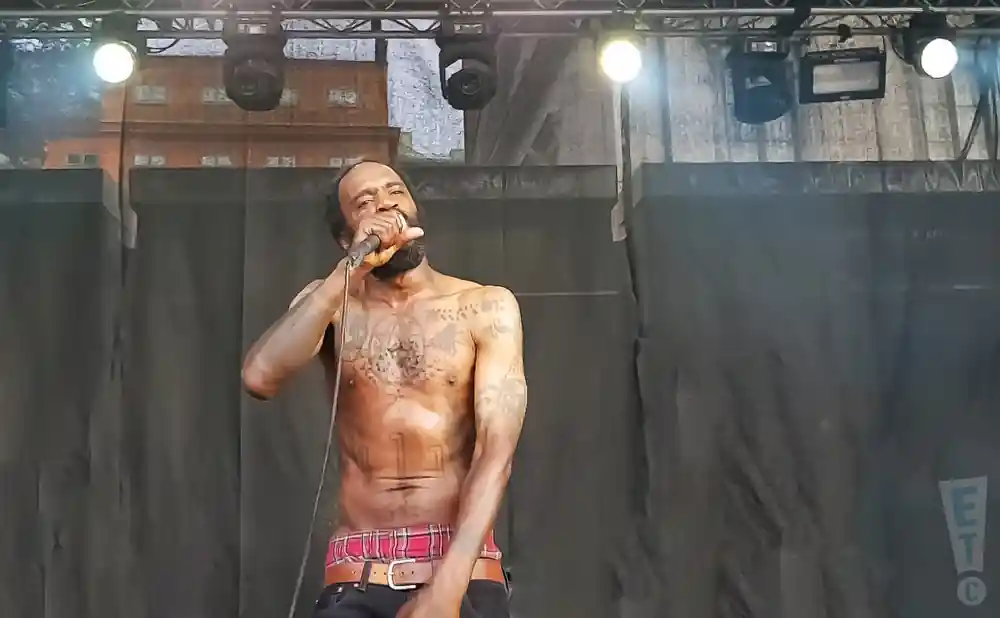 death grips live at mosebacke in stockholm, sweden.