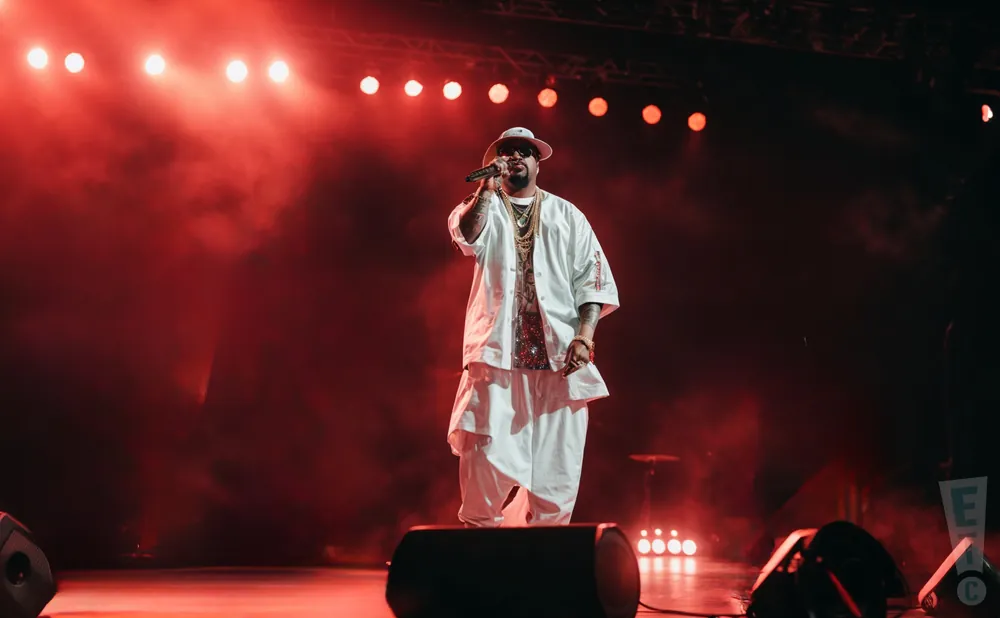 photograph of goodie mob performing live on stage at a hip-hop concert