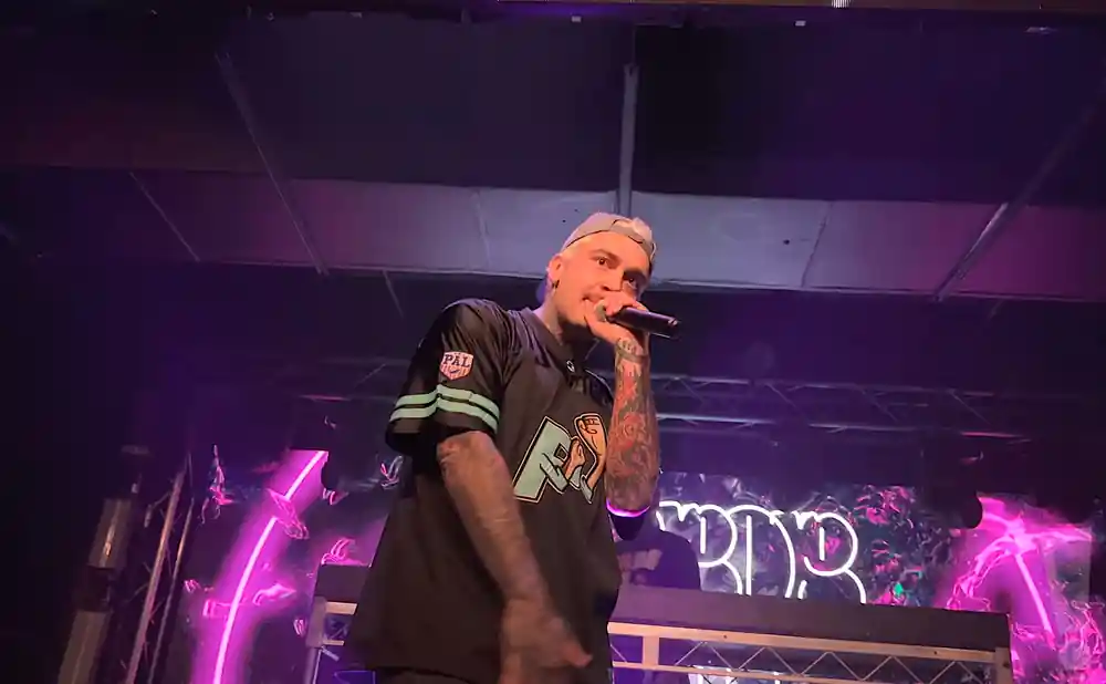 the american rapper terror reid performing live at honolulu