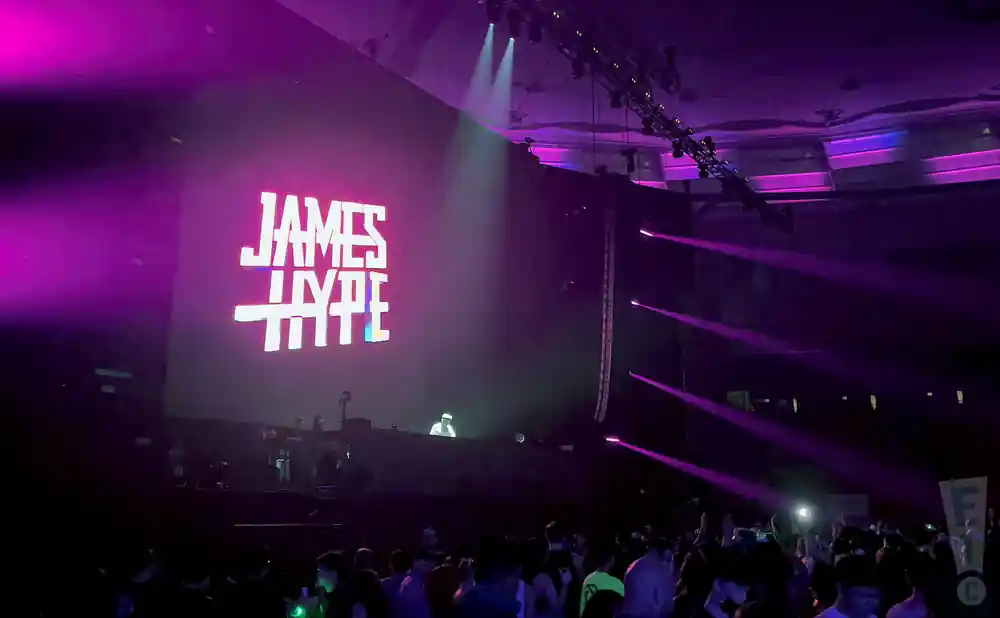 james hype djing at bc place in vancouver british columbia canada
