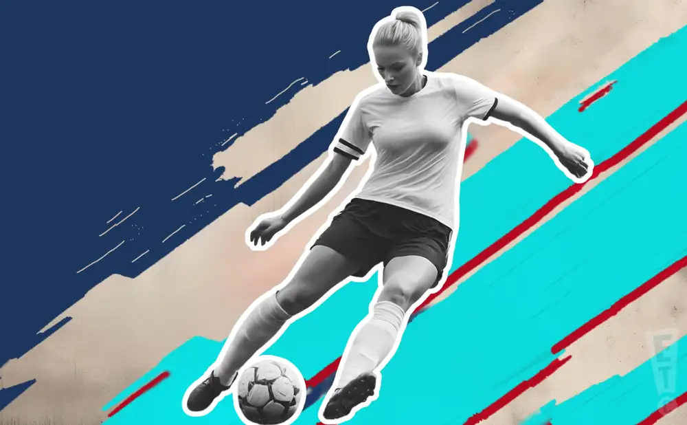 a chicago red stars soccer player kicking the ball down field