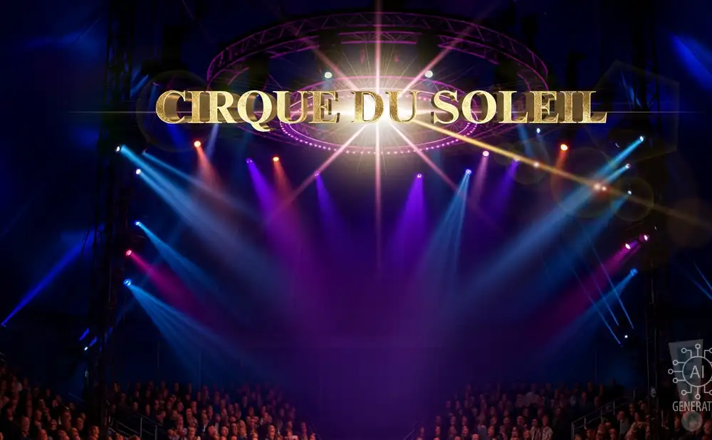 cirque du soleil - crystal show at the rudolf weber-arena in oberhausen, germany.
