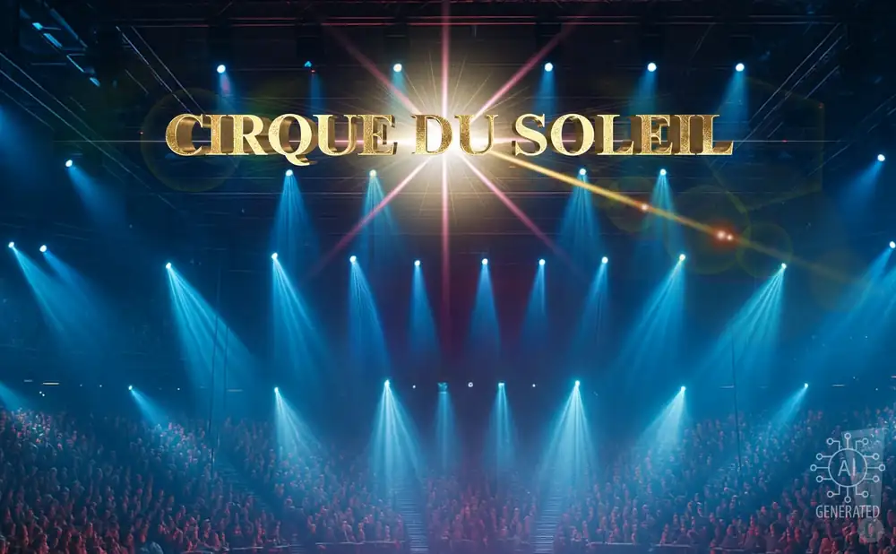 the cast of cirque du soleil - mystere at the end of the show in 2022.