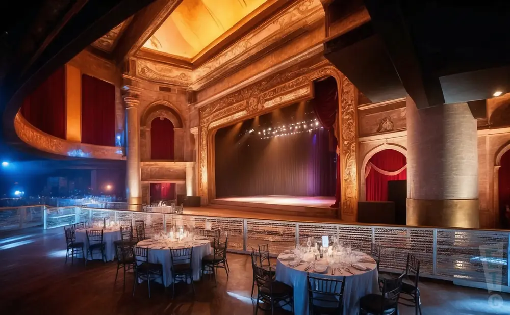 the agora ballroom seen from the interior while empty 
