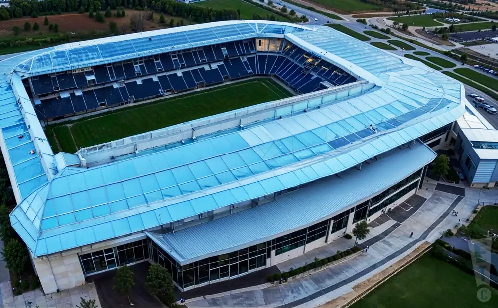 an exterior promotional venue picture of childrens mercy park