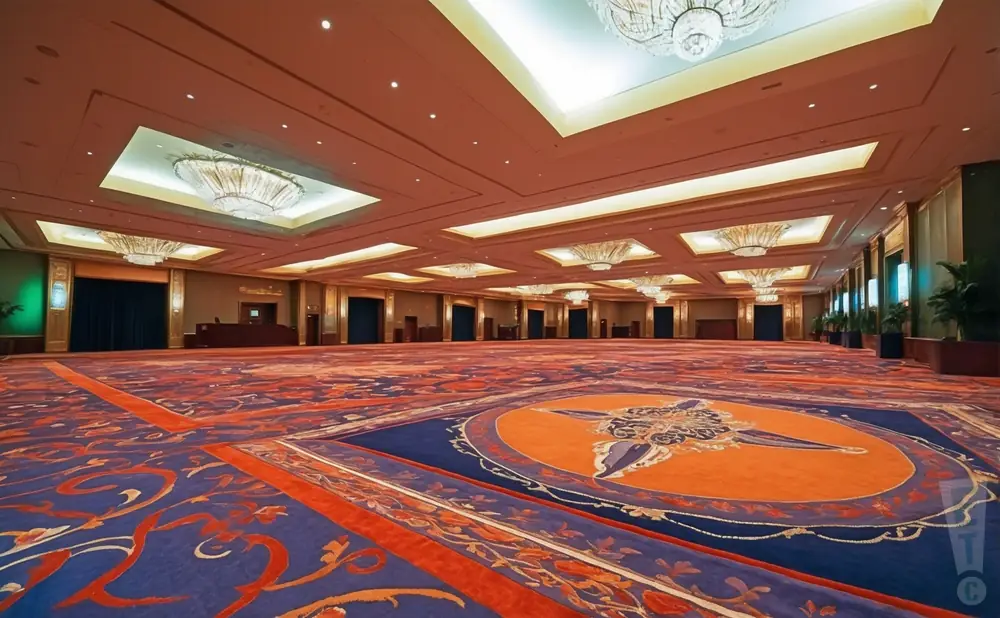 the grand ballroom at mohegan pennsylvania seen from the interior while empty 