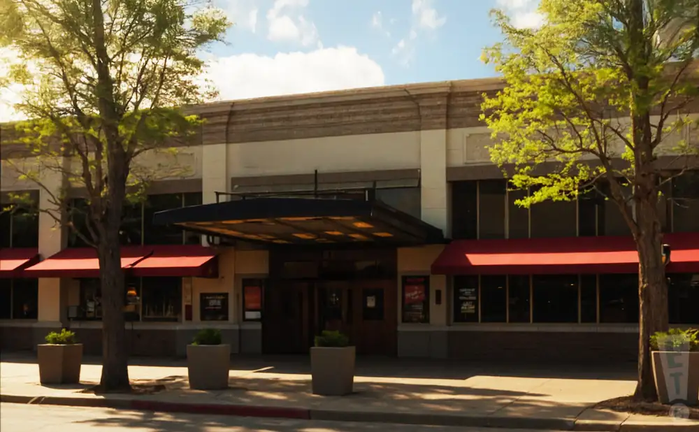 an exterior promotional venue picture of mcdonald theatre with a sunny sky