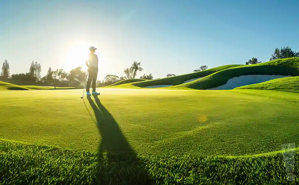 an exterior picture of the riviera country club golf course during the day 