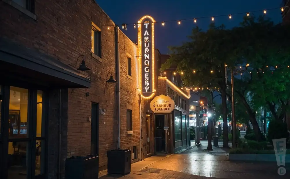 a cinematic ultra-realistic photograph of terminal 5 in new york city, captured at sunset. 