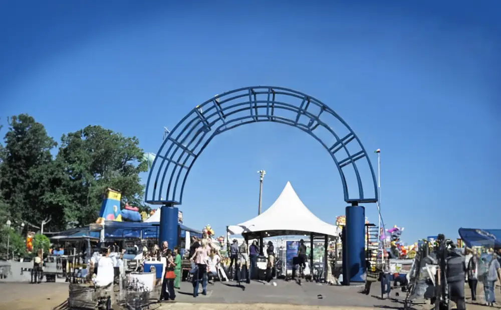a promotional picture of the winston salem fairgrounds
