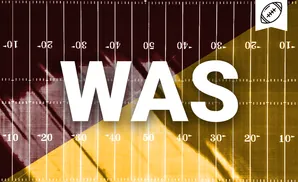 American football field with yard lines. One half is maroon, the other is gold. A football icon is in the top right corner.