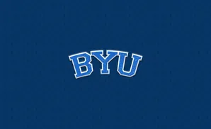 BYU logo on a textured blue background.
