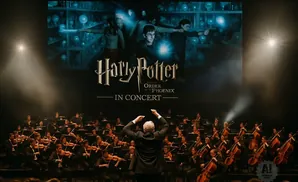 Harry Potter and the Order of the Phoenix live in concert with a full orchestra and conductor.