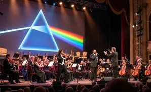 Orchestra performing Pink Floyd's 