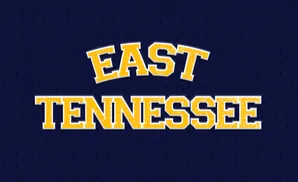 East Tennessee text on a dark blue textured background.