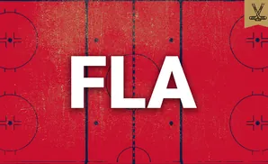 An abstract hockey rink with a distressed texture.