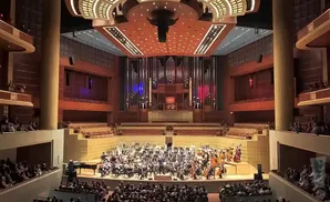 dallas symphony orchestra performing at the morton h meyerson symphony center in dallas texas