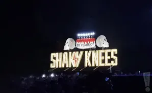 Shaky Knees music festival sign, 