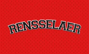 Red textured background with the word 