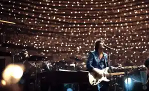 photograph of start making sense - talking heads tribute performing live on stage at an exciting tribute style concert